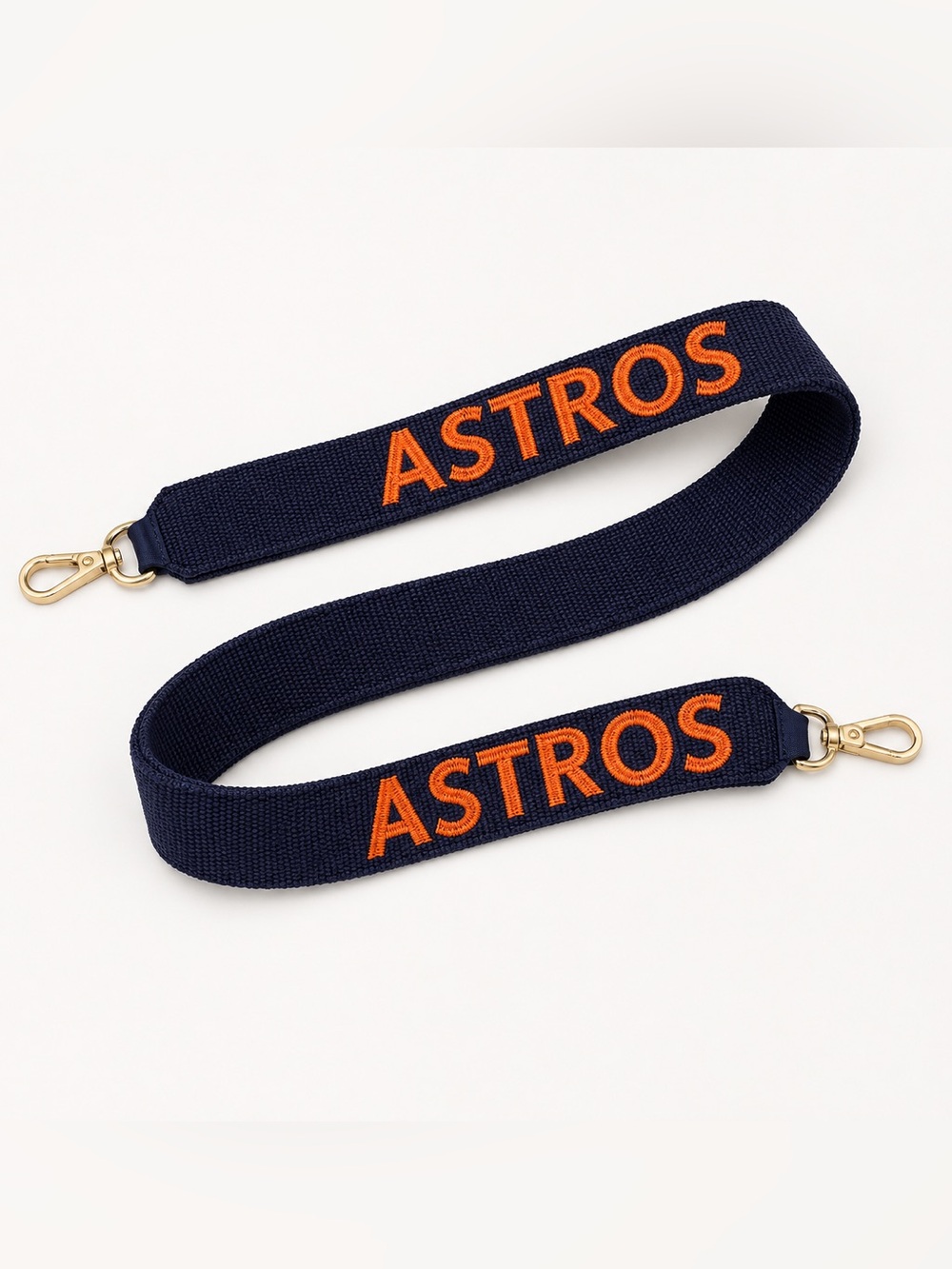 BRAND NEW WITH TAGS Beaded Astros Purse Strap Navy & Orange Game Day